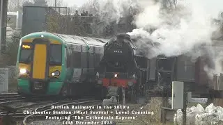 BR in the 2010s Chichester Station featuring The Cathedrals Express on 14th December 2013