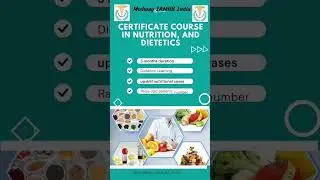 Nutrition & dietetics Distance learning courses by Medway IAMHS India