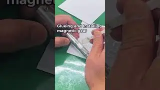 Contactless shaft and magnetic gear making