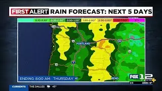 FOX 12 Oregon Saturday morning weather forecast for Portland (11/2)