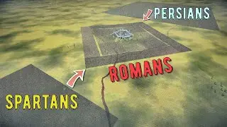 Spartans vs Roman Defense vs Persians - UEBS 2
