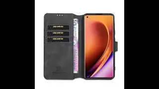 DG.MING OnePlus 8 Pro Wallet Stand Case