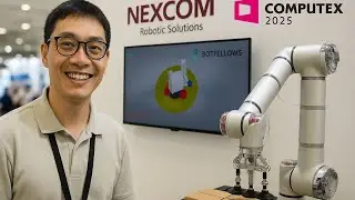 Nexcom Dual EtherCAT AI Robot Controller Demo at Computex 2025&mdash;GRC, DinoSafe, SIL3 Safety