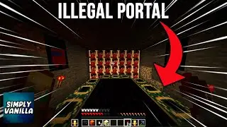 ILLEGAL PORTAL FRAMES on Simply Vanilla Anarchy