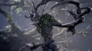 Monster Hunter world fighting the ancient lessen