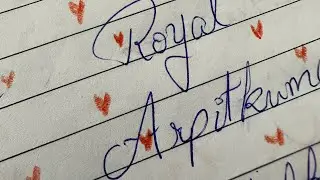 Calligraphy name writing hand written