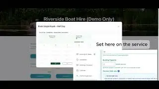 Boat Hire & Kayak Hire Booking System Demo | GetaBooking Setup Walkthrough