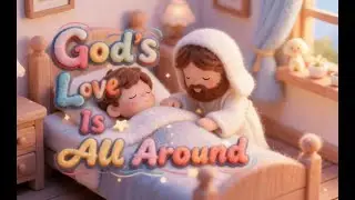 God’s Love Is All Around主的愛在我身邊 | Bilingual |Perfect for Bedtime | Gentle Christian Lullaby for Kids