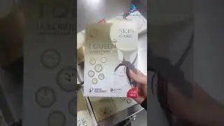Cosmetic face care mask carton box 3D film overwrapping sealing packing machine automatic packing li