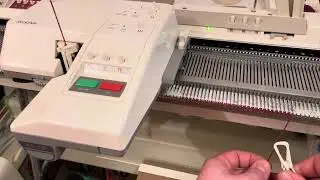 Automatic Cast On With The KG93 & KG95 Garter Carriages On A Brother KH-950i Knitting Machines