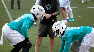 NFL en Madrid: los Dolphins entrenan en el Metropolitano