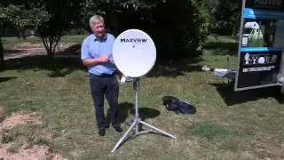 Aufstellen der mobilen Sat-Antenne Maxview Precision