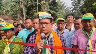 Bicycle rally for change, peace, unity and all round development | Pramod Boro's Speech