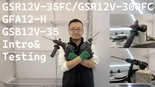 BOSCH GSR12V-300FC/GSR12V-35FC Attachment GFA12-H and GSB12V-35 ​​Introduction and Test