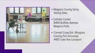Early voting starts Saturday, October 24th