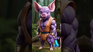 DBZ GOKU IN MINIATURE PIG MODE/DRAGONBALL Z/SIMPAPA