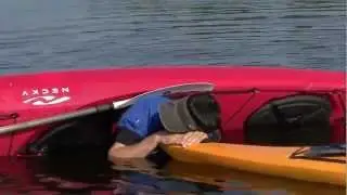 Righting the kayak and rolling. Mastering the Hip Snap.