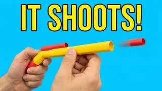 How to Make a Paper Gun that SHOOTS paper Bullets | Paper Pistol that shoots paper bullets easy