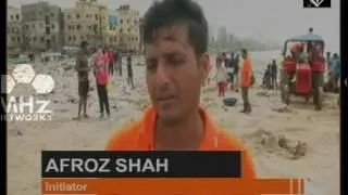 Mumbai beach gets facelift in massive clean-up drive (16 August,2016)
