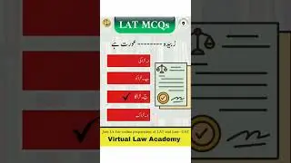 LAT MCQs || #lawadmissiontest