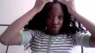 Oiling Hair With A Sew-In