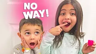 AVA PULLS HER FIRST FRONT TOOTH OUT ALL BY HERSELF!! SHE WAS SO SCARED!!