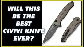 THE NEWEST CIVIVI KNIFE MAY BE ITS BEST. CIVIVI Kitefin Pocket Knife Damascus Blade Folding Knife