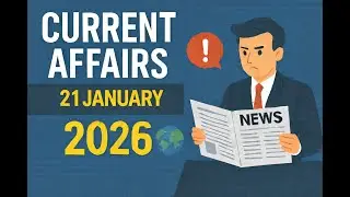 Current Affairs Today | 21st January 2026 |Top MCQs for Govt Exams  #currentaffairs #ssc #shortsfeed