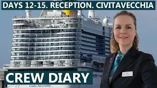 🛳️ Reception, Cabin Show, Pyjama Party & Civitavecchia | The Crew Diary - Ep.5