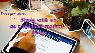 Real-Time Study With Me | 3 Pomodoros (25/5) | No Music