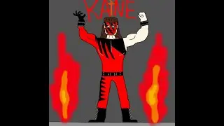 KANE timelapse art WWE