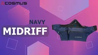 Cosmus Midriff waist pouch bag Navy Blue