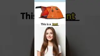 Camping Vocabulary in English #english #englishforbeginners