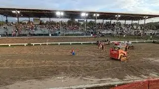 Greene county Fair wreck n' roll derby 9-27-25 Street stock full-size class cleanup 