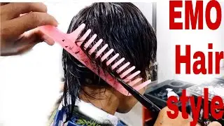 Emo Hair Cut for Boy Short Hair| Emo Hair-style for Boy |Barber TUTORIAL