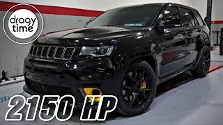 2150 HP Jeep Cherokee Trackhawk TWIN TURBO | Extreme fast acceleration from 0-332 Km/h & 0-206 mph
