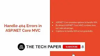 How to handle 404 errors in ASP.NET Core MVC?