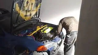 #1 Projekt EG22 - Inspection & Rebuild: Pulling engine out - Timelapse