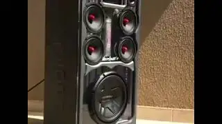 Caixa de Som Bob Esponja Residencial Pioneer Cara Preta 12 pol Trio!