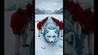 Ice Log Cracks Open&hellip; What Workers Found Inside Shocked Everyone! 🦊❄️