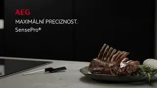 Indukčn&iacute; deska AEG SensePro s teplotn&iacute; sondou