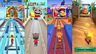 Subway Surfers 🆚🆚 Talking Tom Gold Run 🌪️ Non-Stop Running Chaos!