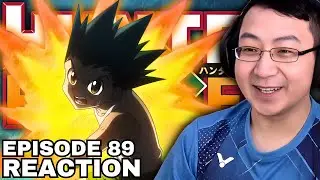 GON'S JAJANKEN VS KNUCKLE!! | First Time Reaction to Hunter x Hunter Episode 89