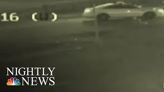 School District Police Officer Hit And Run Caught On Camera | NBC Nightly News