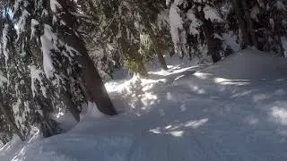 Pepper trail @ grouse mtn snowboarding