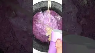 Extreme Purple Face Mask ASMR #shorts