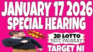 SWERTRES HEARING TODAY JANUARY 17 2026 | SATURDAY BEST HOT COMBINATIONS