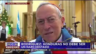 Cardenal envía mensaje a nuevo Gobierno: Honduras no debe ser un narcoestado