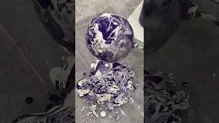 Шары в технике флюид-арт #декор #decor #creation #balls #fluidart #art #llirikvonofaga