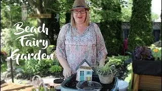 Beach Themed Fairy Garden